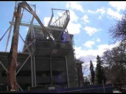 Demolishing Råsunda Stadion, Solna