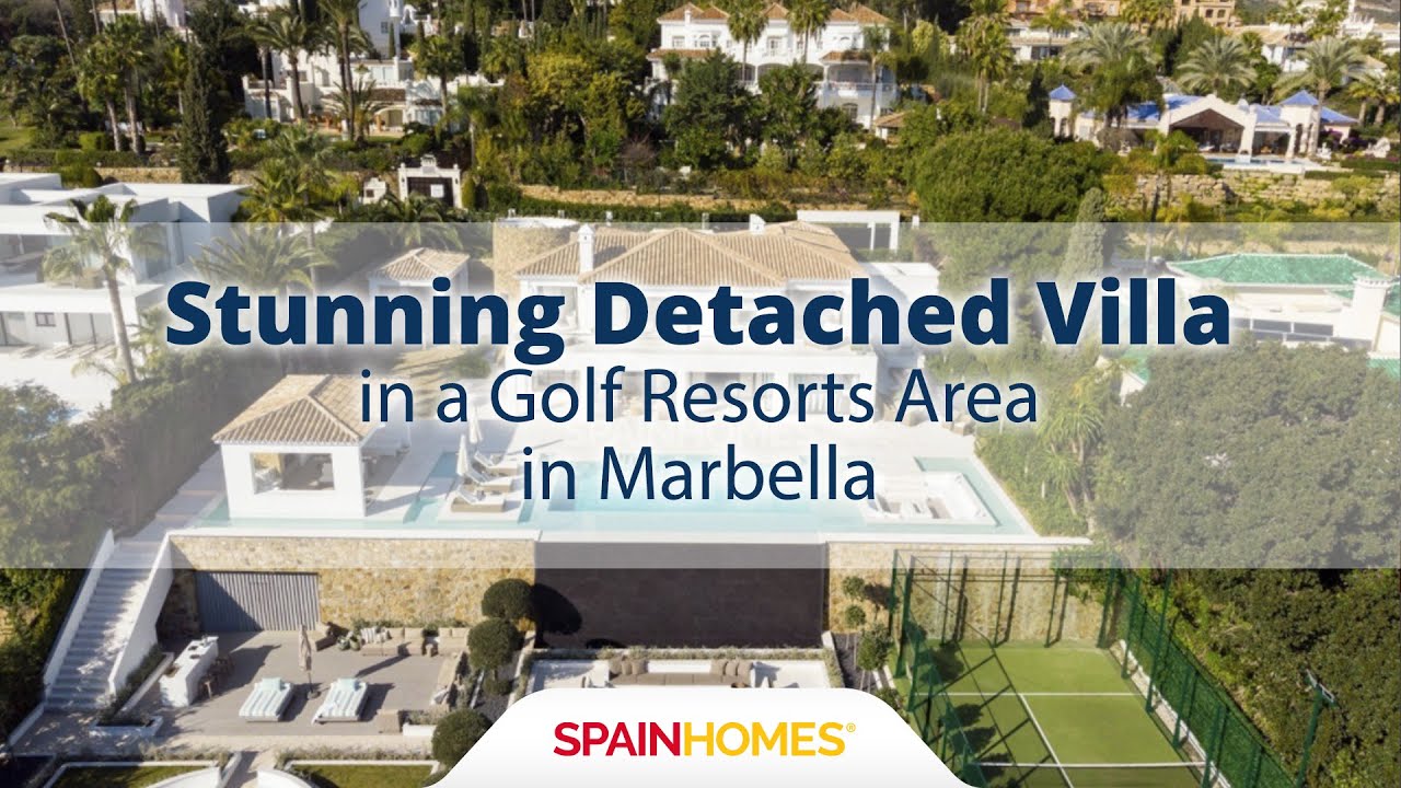 Stunning Detached Villa in a Golf Resorts Area in Marbella