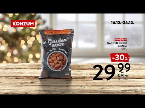 Konzum božićni kolači 16.12. - 24.12.