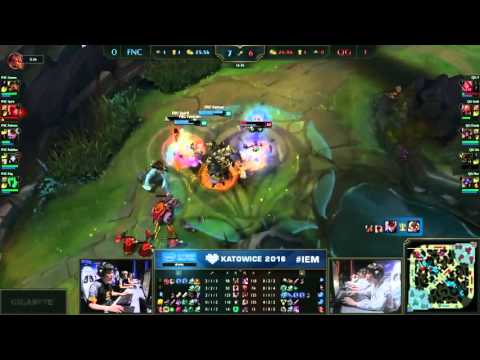 IEM 2016 FNC vs QG Game 2 Group B Highlight HD