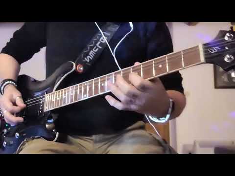 harley benton cst-24 deluxe p90's black flame , impro jam backing track