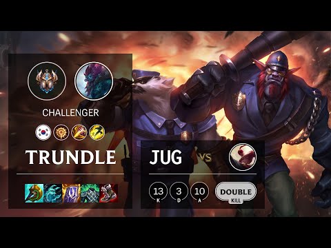 Trundle Jungle vs Lee Sin - KR Challenger Patch 11.18