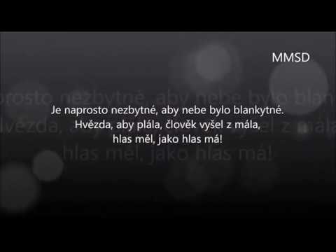 Hana Zagorová - Je naprosto nezbytné + text