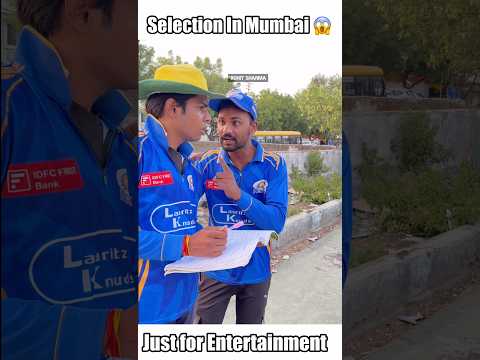 Selection in Mumbai Indian😯 ft. Rohit, bumrah #cricket #trending