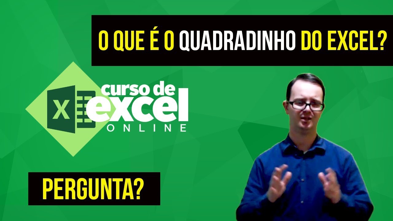 Curso de Excel OnLine - O que é uma célula ou o quadradinho do Excel