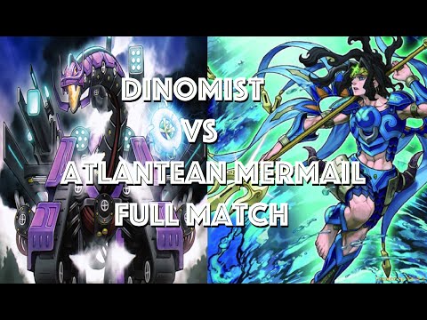 Yu-Gi-Oh Feature Match Atlantean Mermail Vs Dinomist - Full Match (January 2016)