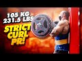 105 kg/231.5 lbs STRICT CURL PR!