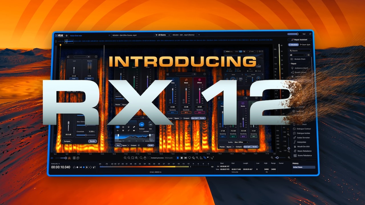 Introducing iZotope RX 12, every audio project made flawless | iZotope - YouTube