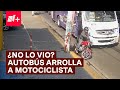 Motociclista Se Cae Frente A Un Camión Y Este Lo Arrolla N Accidente Motociclistas