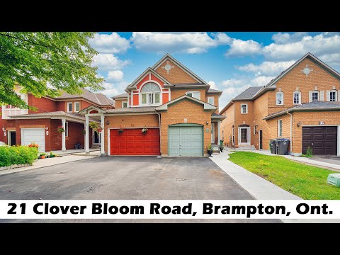 21 Clover Bloom Rd Brampton On. - Semi Detached Home for Sale