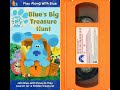 Opening To Blue S Clues Blue S Big Treasure Hunt US VHS 1999