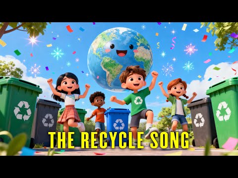 The Recycle Song | Learn to Sort Waste into the Right Bins! | ♻️ Recycling Song for Kids