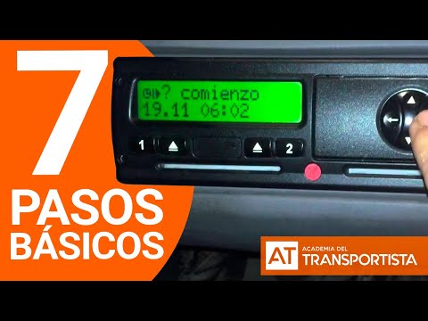 Digital Tachograph Tutorial. How to Use the Tachograph and Card During a Driving Day