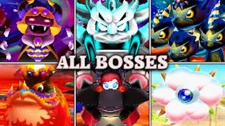 Team Kirby Clash Deluxe - All Boss Fights