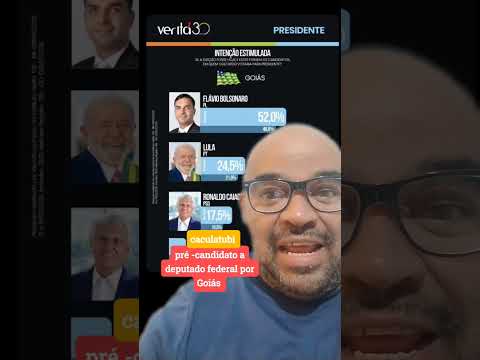 pesquisa para o estado de Goiás presidente #noticias #interiordegoias #goiania