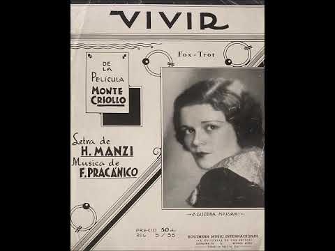 VIVIR - FOX-TROT - FRANCISCO PRACÁNICO & HOMERO MANZI - 1935