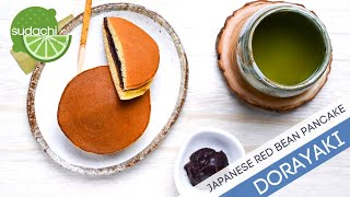 Japanese Dorayaki Recipe (red bean pancake) #short