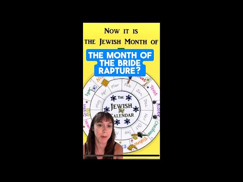 Elul, the month of the bride. Possible rapture? Not sure about Feast of Trumpets