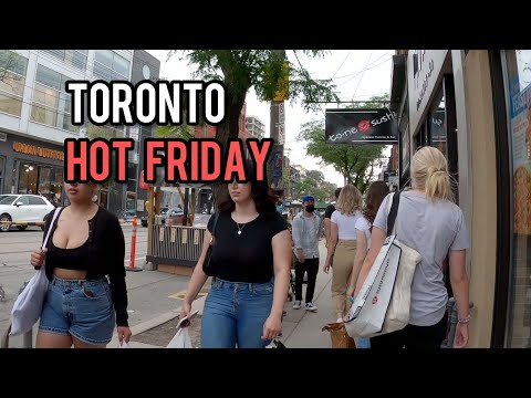 Toronto Hot Friday Queen Street August 6, 2021 Canada