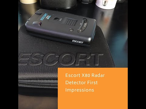 Escort X80 First Impression