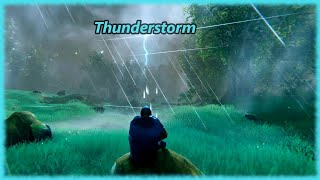 Valheim - Thunderstorm Ambience (Rain & Thunde