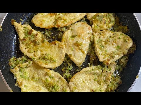 Petto di Pollo con Panatura alle Zucchine Ricetta Velocissima #live #pettodipollo