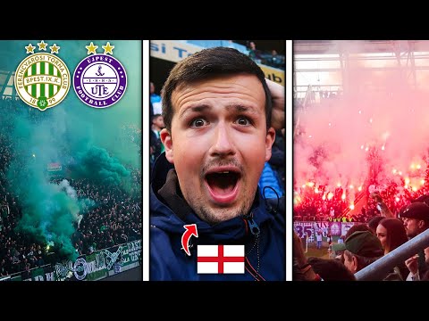 ENGLISH FAN EXPERIENCES THE BUDAPEST DERBY | FERENCVÁROS vs ÚJPEST FC 🏆