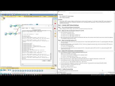 Lab 5.1.5.7 Packet Tracer - Configuring OSPF Advanced Features