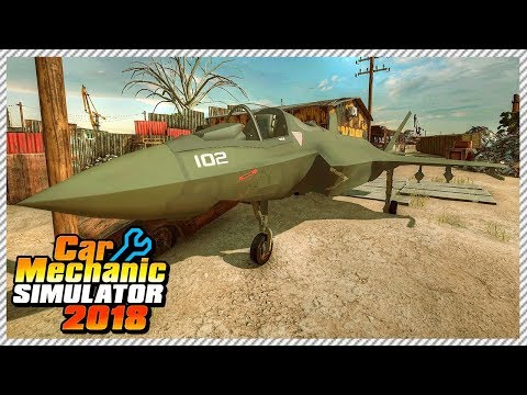 Car Mechanic Simulator 2018 - Junkyard Rescue Fighter Jet | Ep. 32
