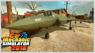 Car Mechanic Simulator 2018 - Junkyard Rescue Fighter Jet | Ep. 32