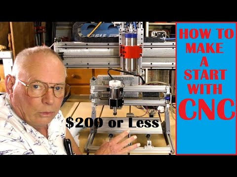 How To make a start with CNC machining for $200 or LESS