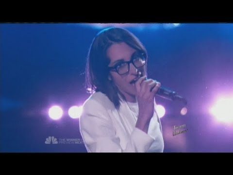 Friends cheer for Michelle Chamuel on the "The Voice"