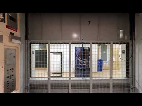 LEXAN COP ON A FREIGHTER!!?? Beyond Rare Vintage Otis Black Button Traction Freight Elevator!