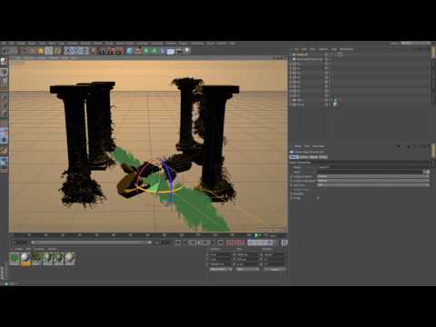 Cinema 4D Tutorial Creating A Temple Ruin Scene Intro