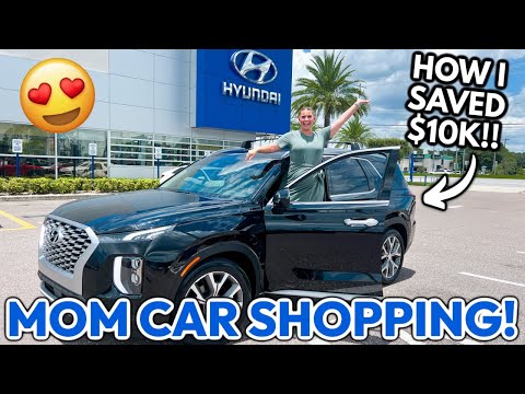 BUYING MY DREAM MOM CAR 🚙 How I Saved $10K | - Car Shopping + Negotiating Tips | Hyundai Palisade