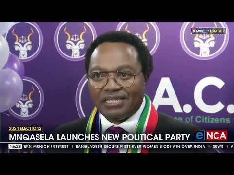 2024 Elections Masizole Mnqasela launches new political party