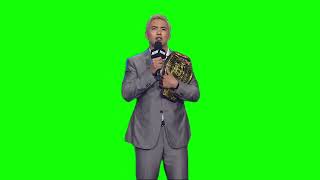Kazuchika Okada "scissor me, bitch" green screen
