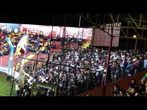 "Monstruo Locura" Barra: Ultra Morada &bull; Club: Saprissa &bull; País: Costa Rica