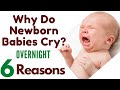 6 Reason Why Newborn Babies cry Overnight | Infant Won't Stop Crying