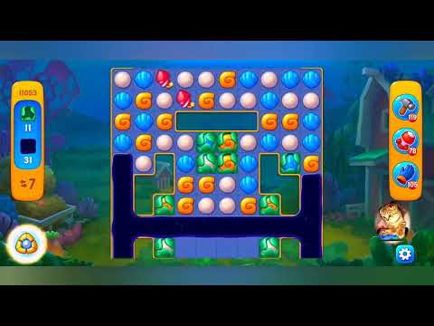 фишдом 2023  #  11053 уровень - прохождение без бустеров # Fishdom,   11053  level - no Boosters.