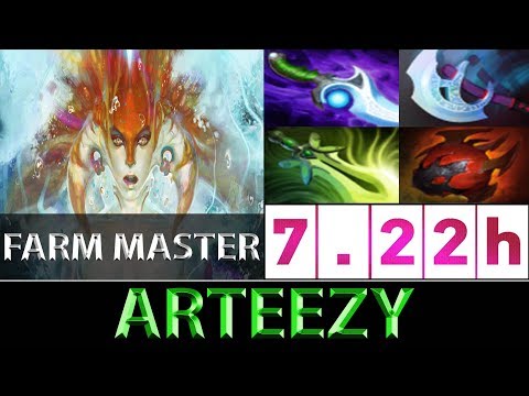 Arteezy [Naga Siren] Illusion Farm Master 730 GPM ► Dota 2 7.22h