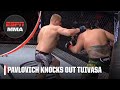 Sergei Pavlovich knocks out Tai Tuivasa in first round #UFCOrlando | ESPN MMA