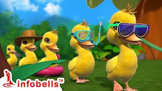 Six Little Ducks That i Once Knew - Number Song | Rhymes and Baby Songs