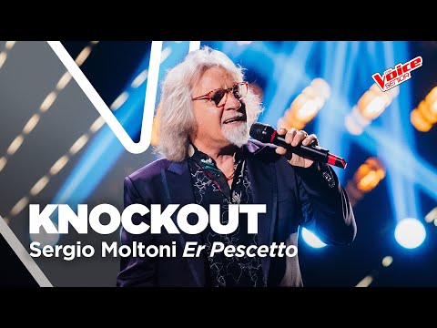 Sergio Er Pescetto canta “Domenica Bestiale” di Fabio Concato | The Voice Senior Italy 3 | Knockout