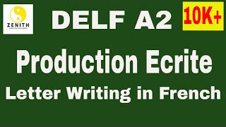 DELF A2 - Production Ecrite | Letter Writing in French | Part 2