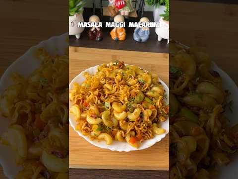 Masala Maggi Macaroni Recipe #shorts #macaroni #maggi #recipe #trending #viral #shortvideo #food