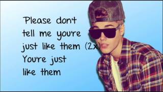 Justin Bieber - Just Like Them (Lyrics On Screen)