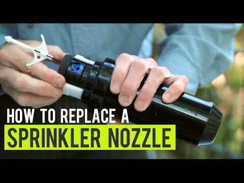 How to: Replace A Sprinkler Nozzle - YouTube