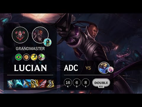 Lucian ADC vs Ezreal - BR Grandmaster Patch 11.18