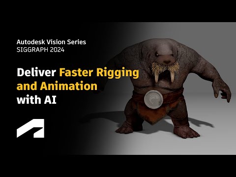 Deliver Faster Rigging and Animation with AI